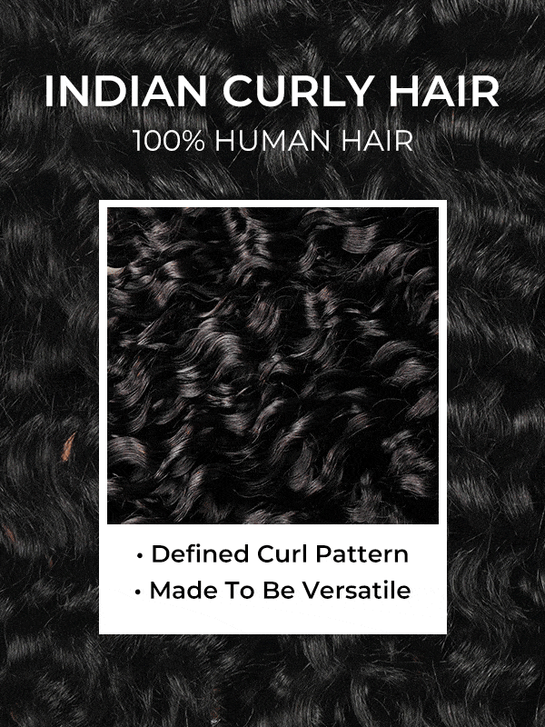 bouncy indian curly hair texture