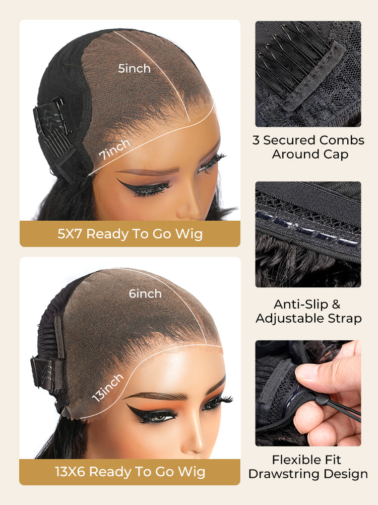 5x7 13x6 lace front wig