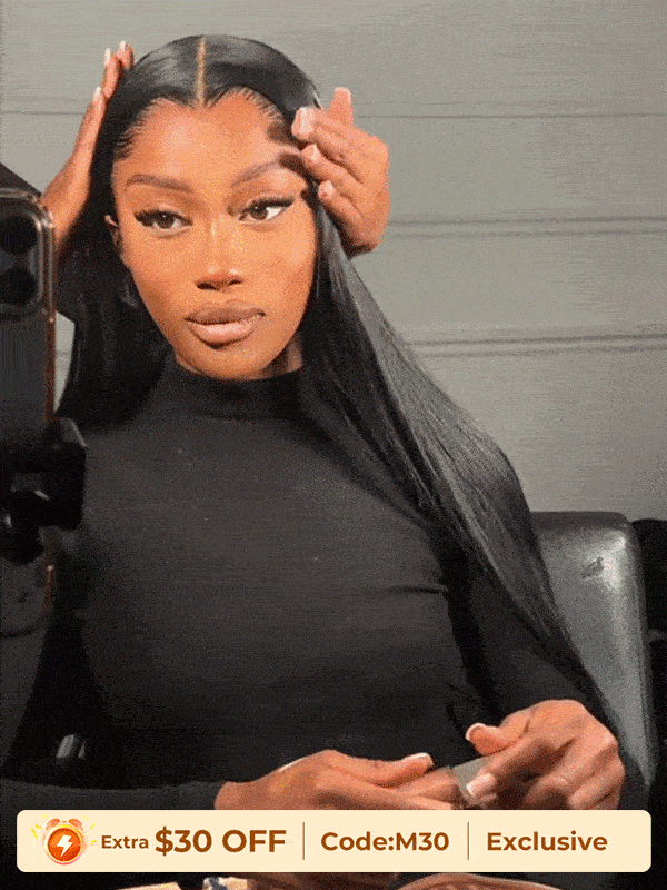 Widow's Peak M Hairline 13x6 HD Lace Front Wig No Baby Hair