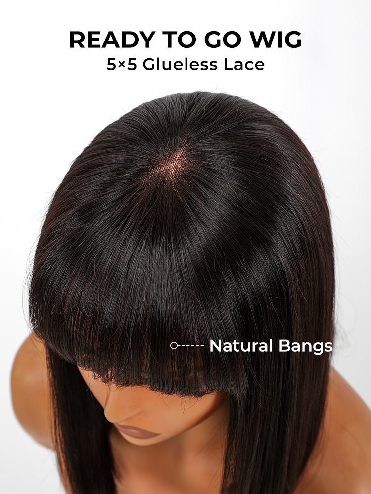 Glueless 5*5 Lace Short Bob 