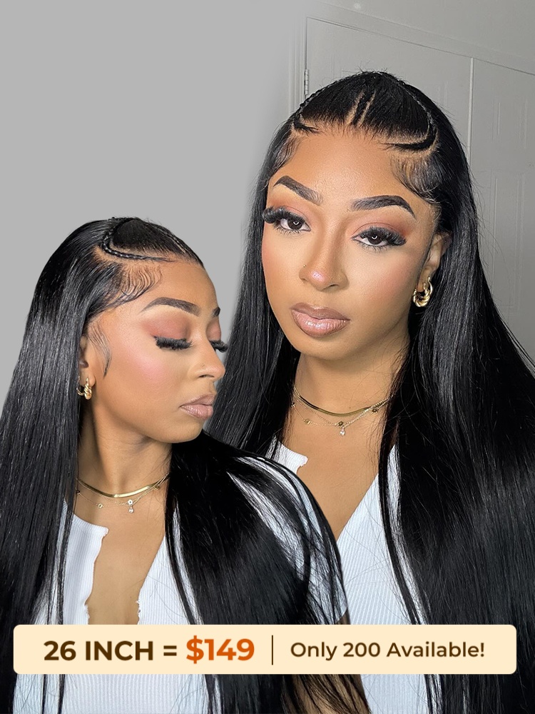 pre styled straight wig