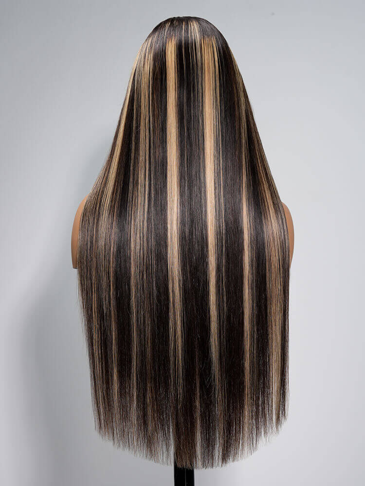 1b/27 highlight straight lace frontal wigs