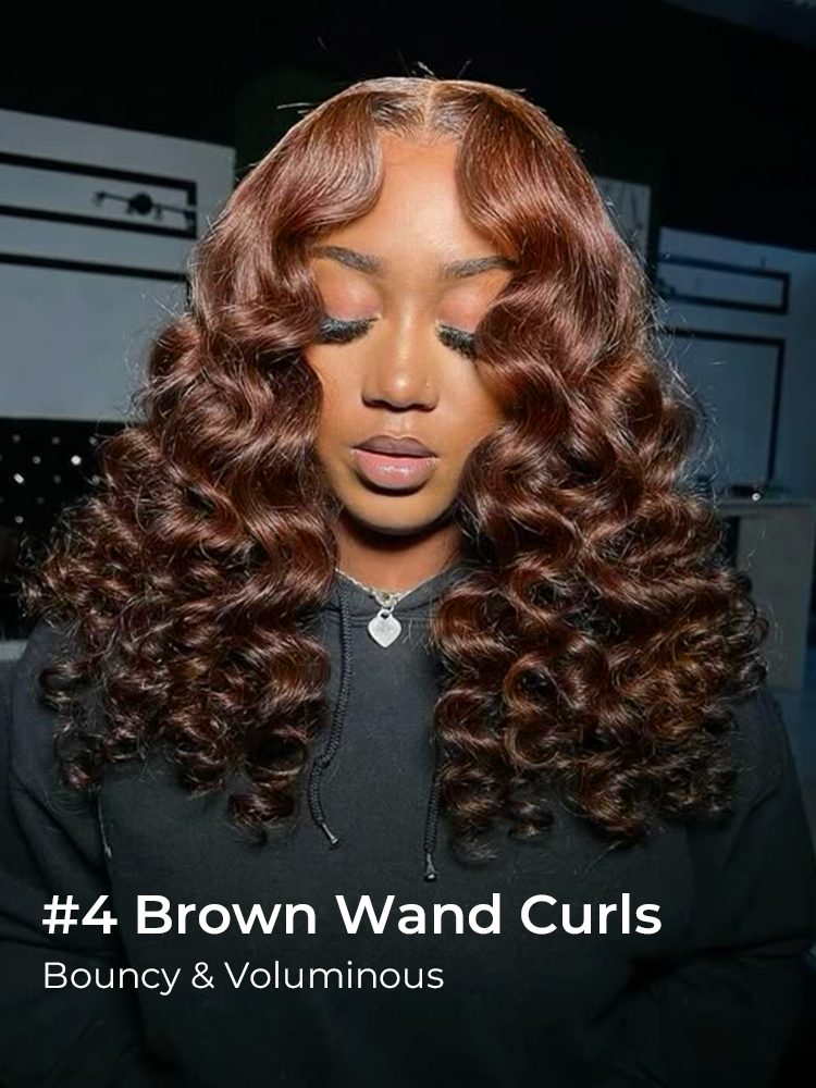 dark brown wig