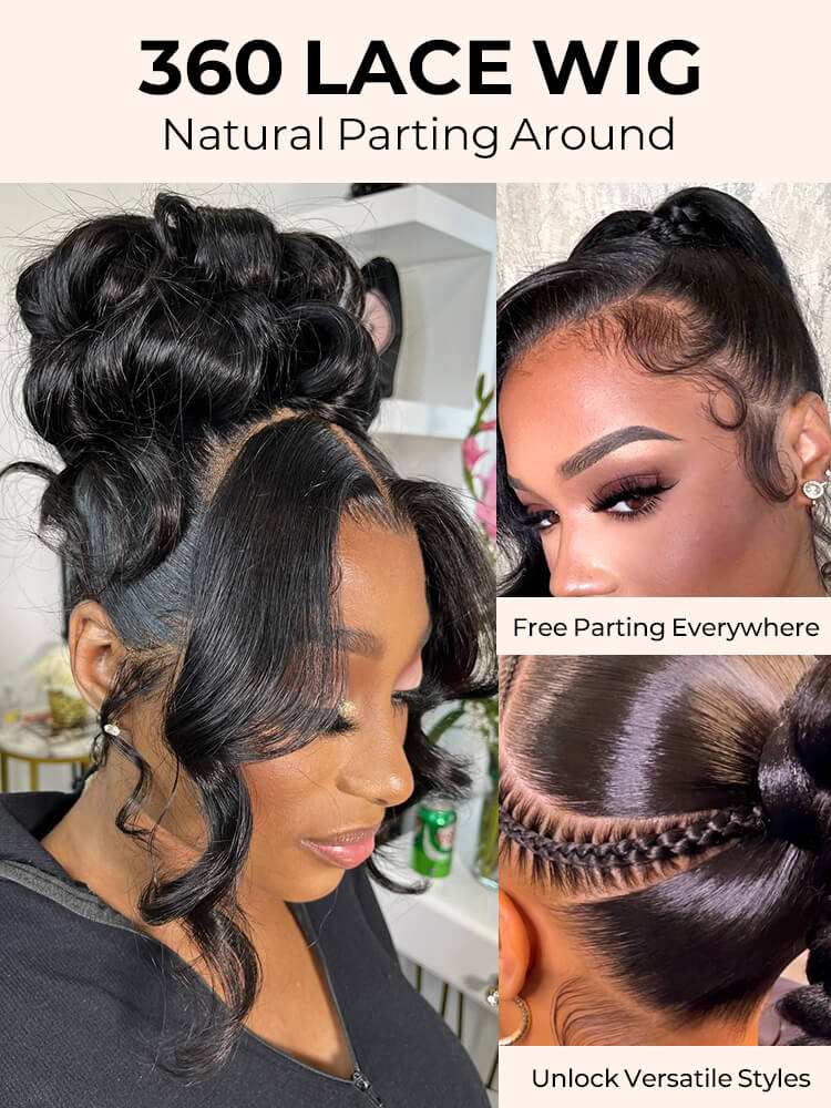 high bun hairstyle