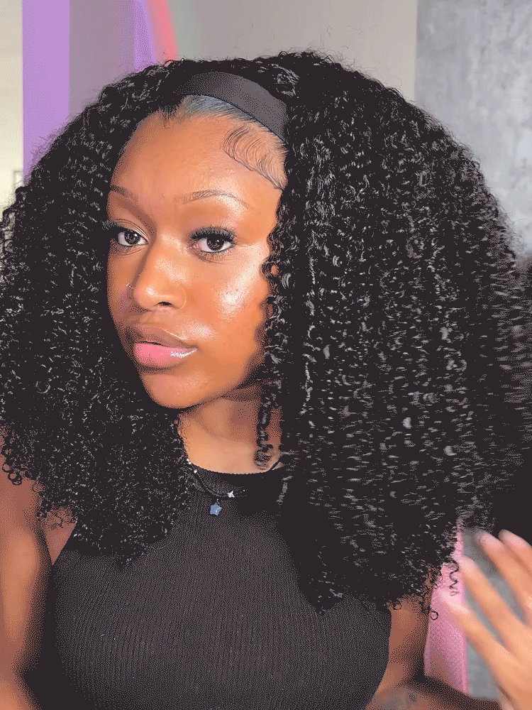 curly human hair wig