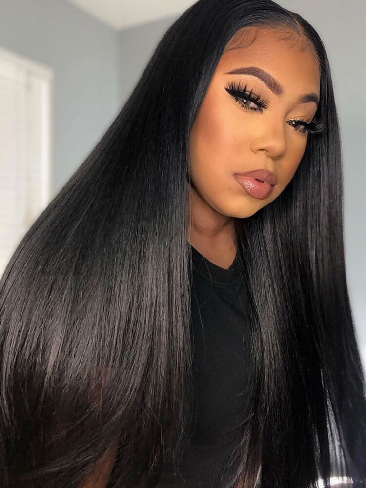 straight hair u part wig