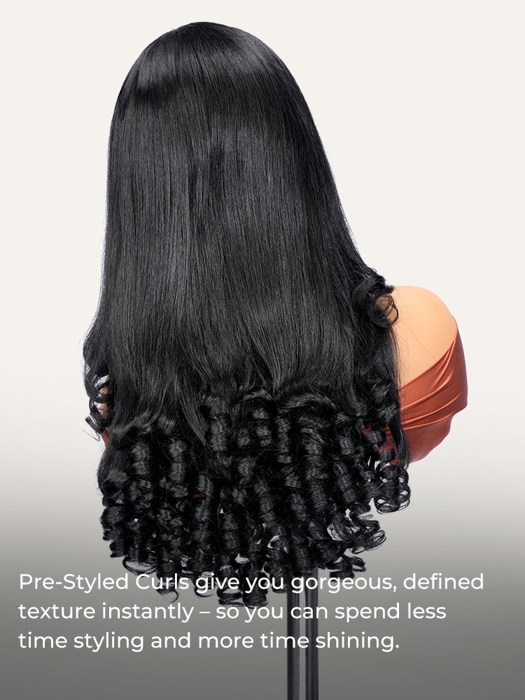 Pre-Styled Spiral Curly Wig