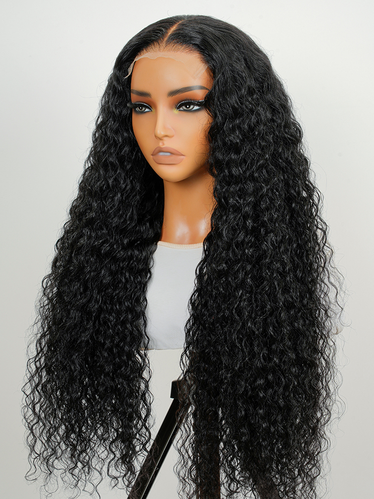 Human Hair Water Wave Wig