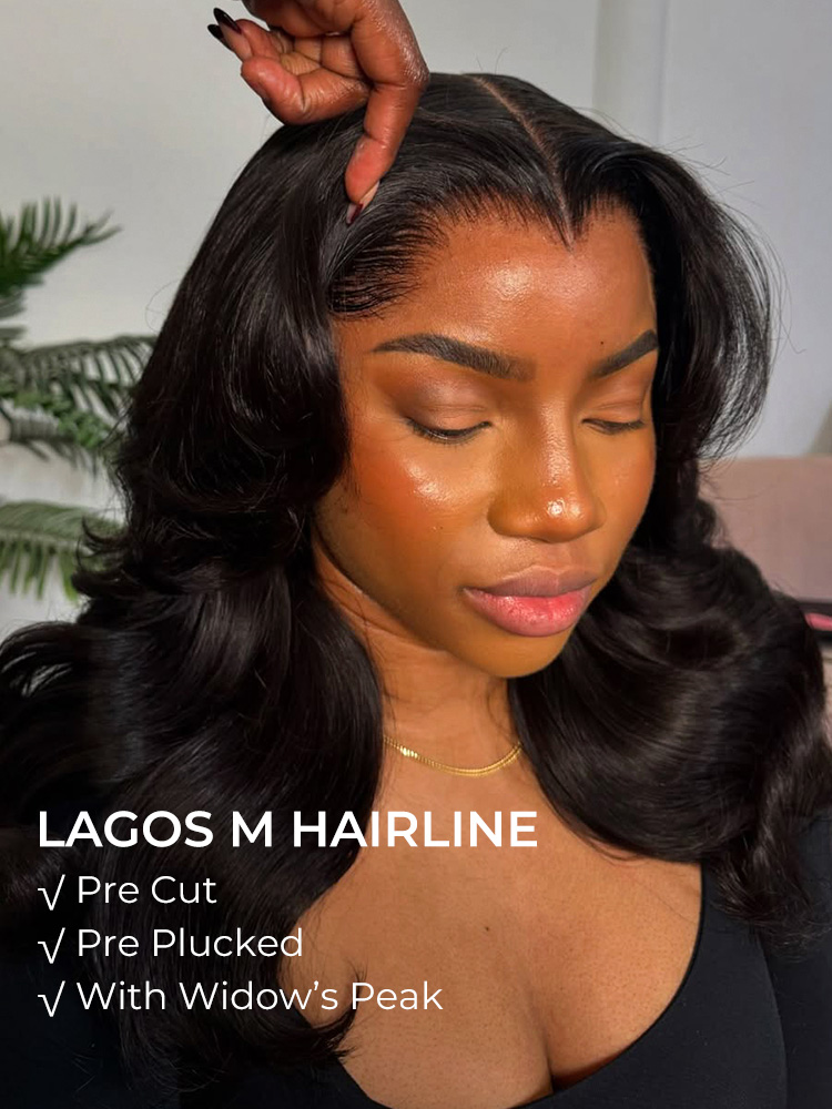 lagos m shaped hairline
