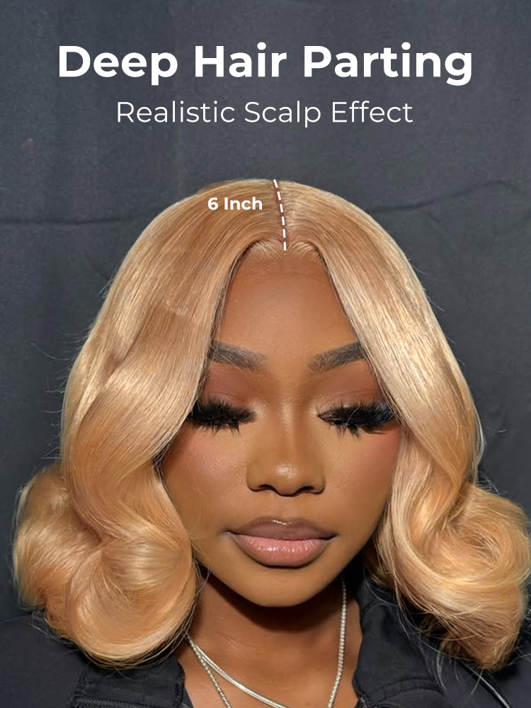 Honey Blonde 2*6 Lace Front Wig