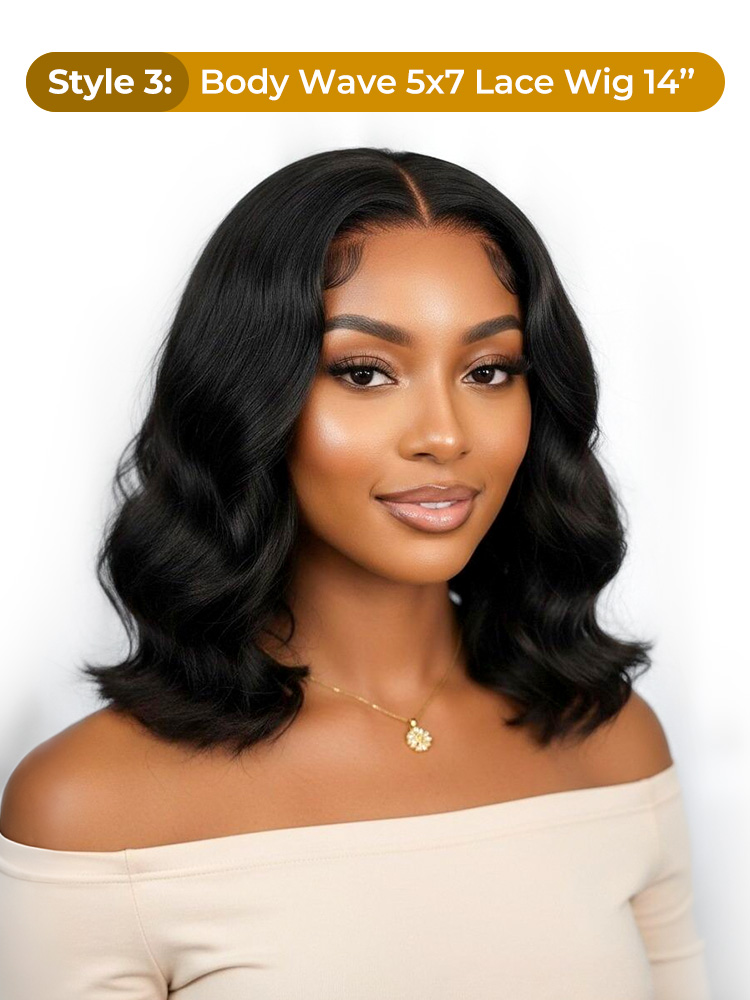 Body Wave Glueless Lace Front Wig