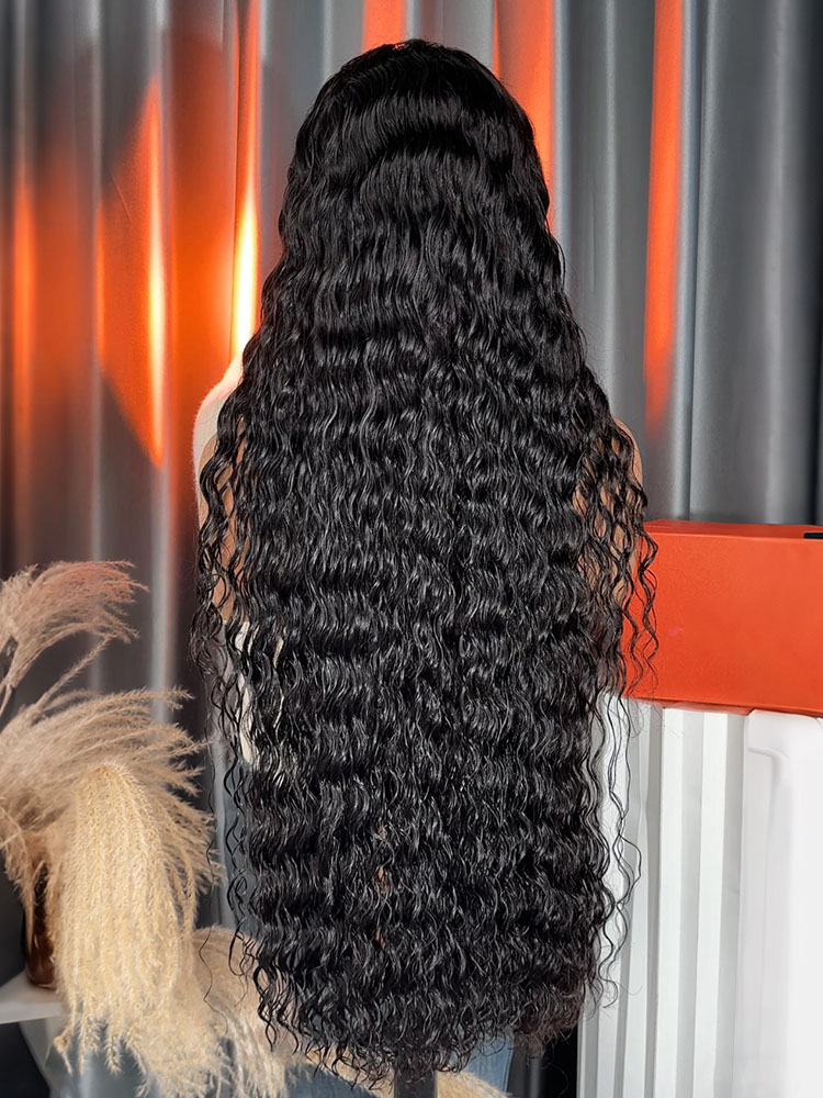 Long Water Wave Lace Front Wig