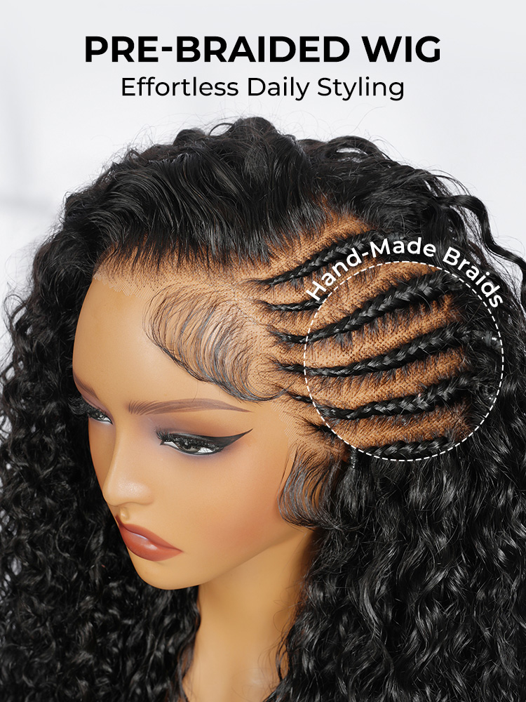 Pre-Braided Wig
