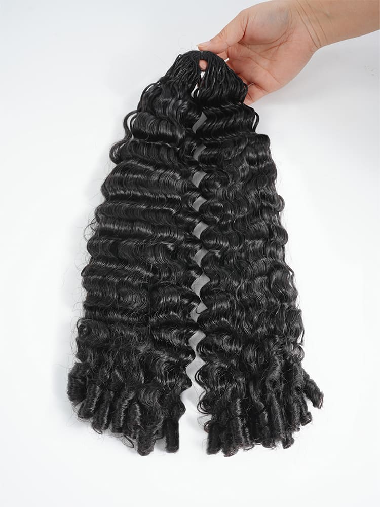 Burmese Curly Feather Hair wig