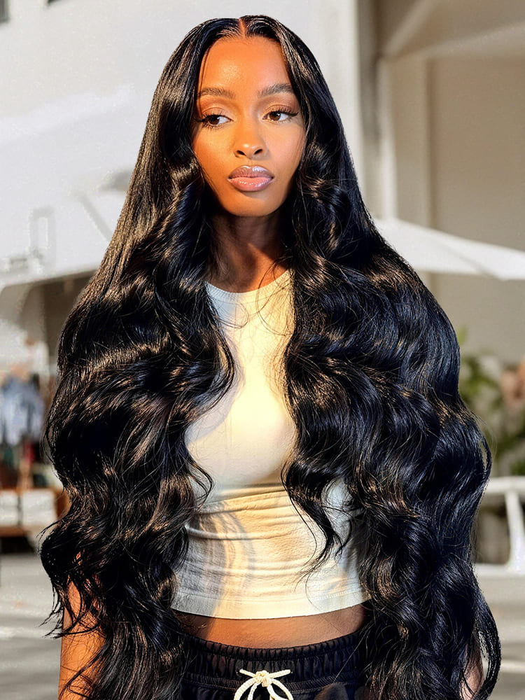 high density body wave wig