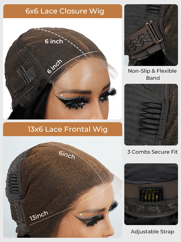 6x6 13x6 lace closure  straight wig