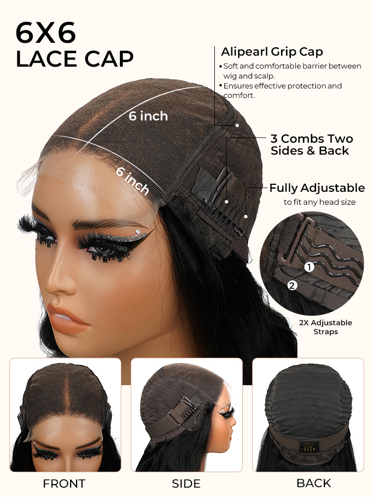 6x6 hd transparent lace