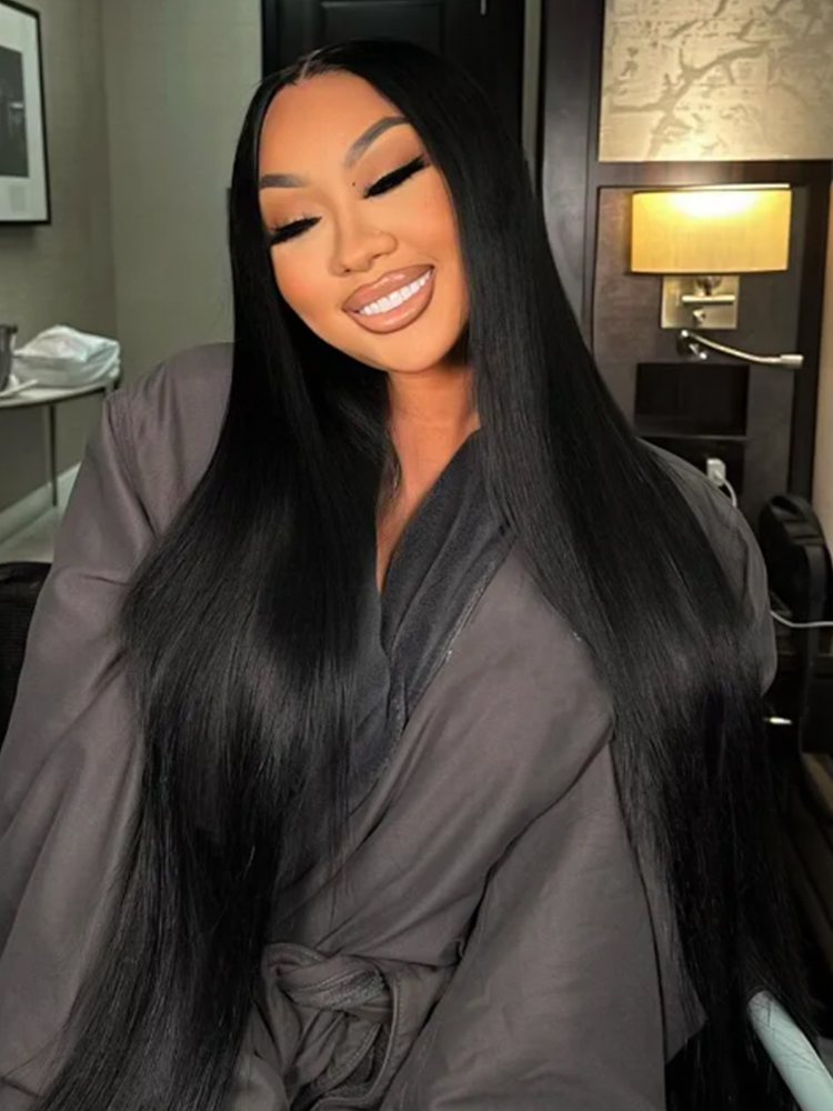 straight HD lace front wig