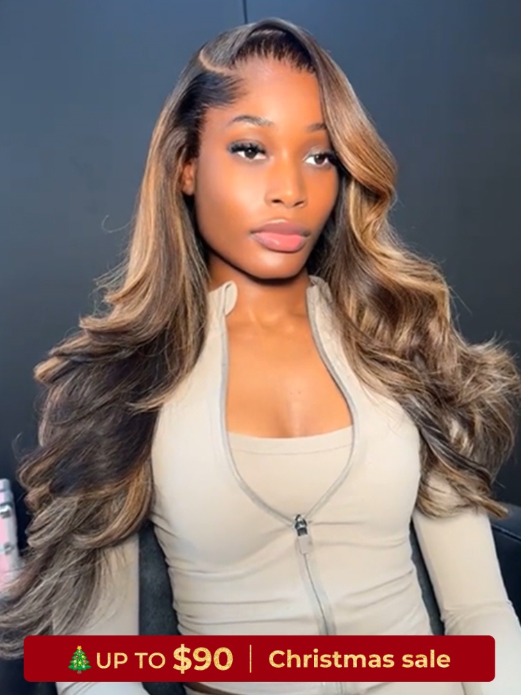 Highlight Lagos Hairline Loose Body Wave 13x6 HD Lace Front Wigs