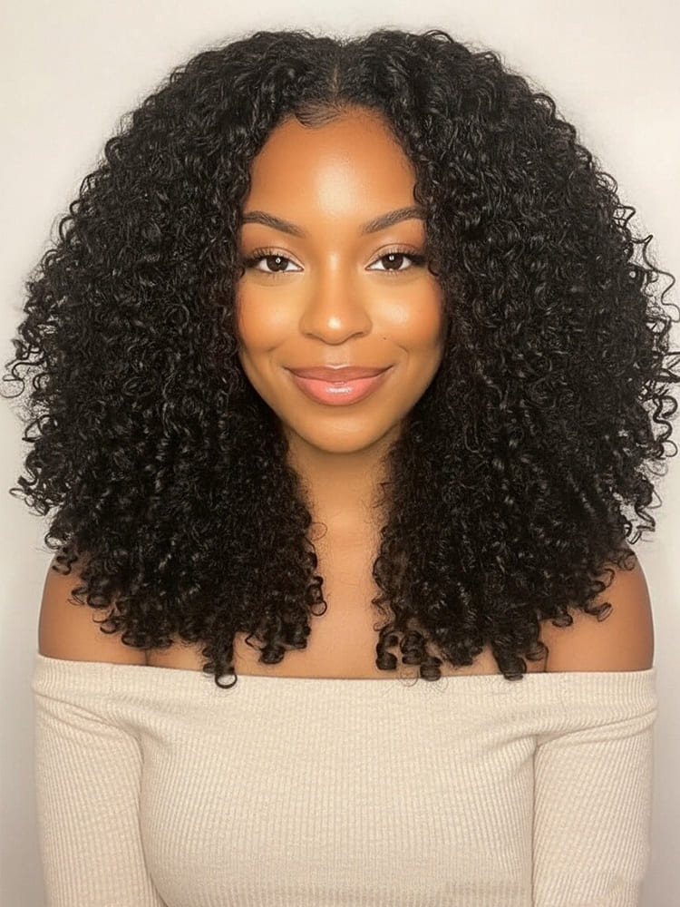 250% Density Burmese Curly 5x7 Pre Cut Lace Front Wig