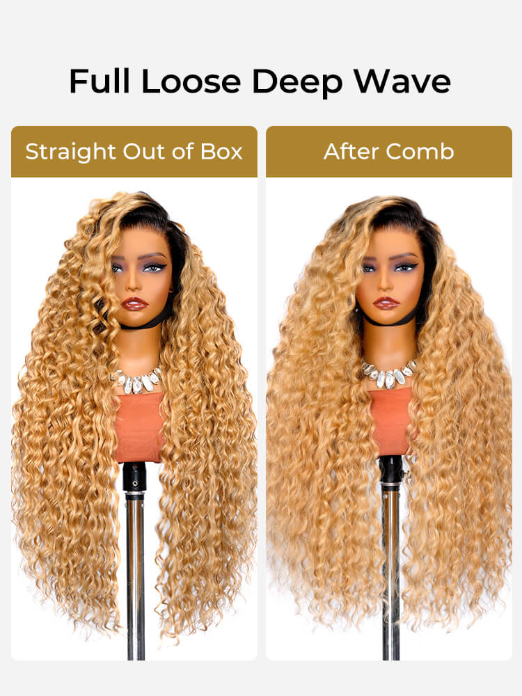 colored loose deep wave wigs 