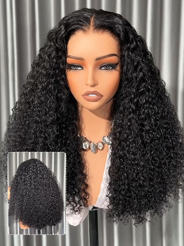 Ready to go glueless curly wig