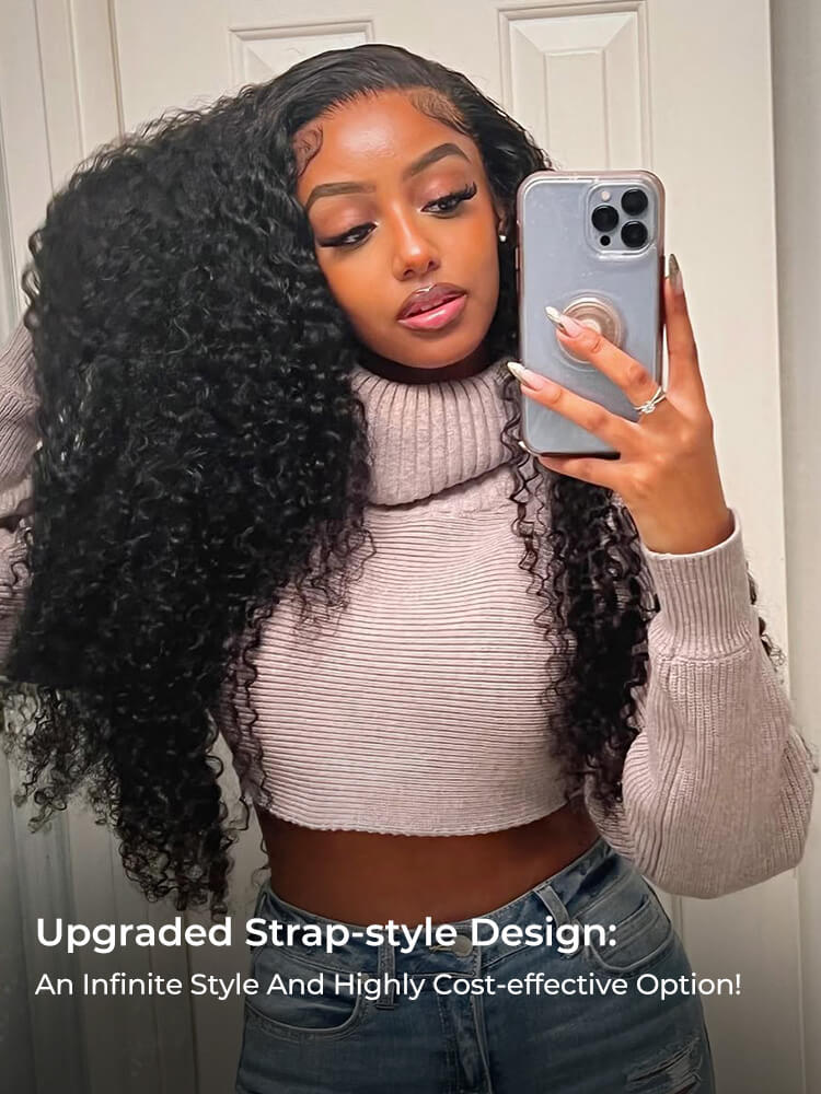 Deep Wave Drawstring Wig