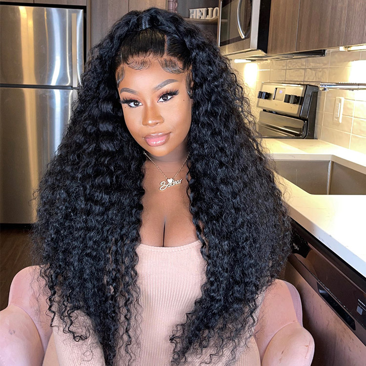 loose deep wave wig