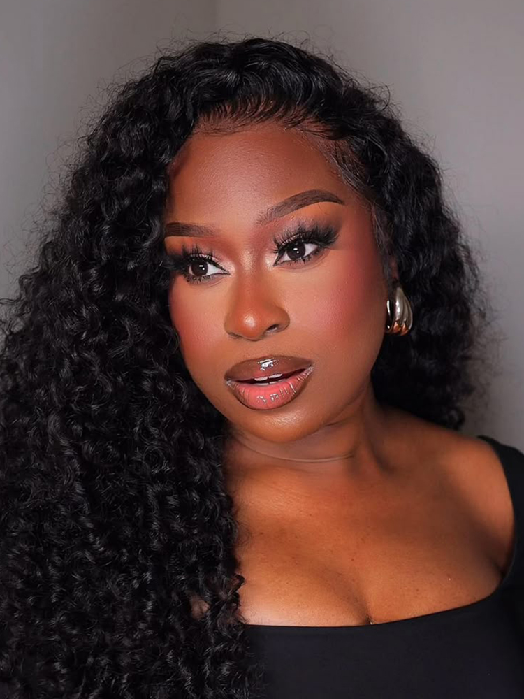 transparent lace closure glueless wig