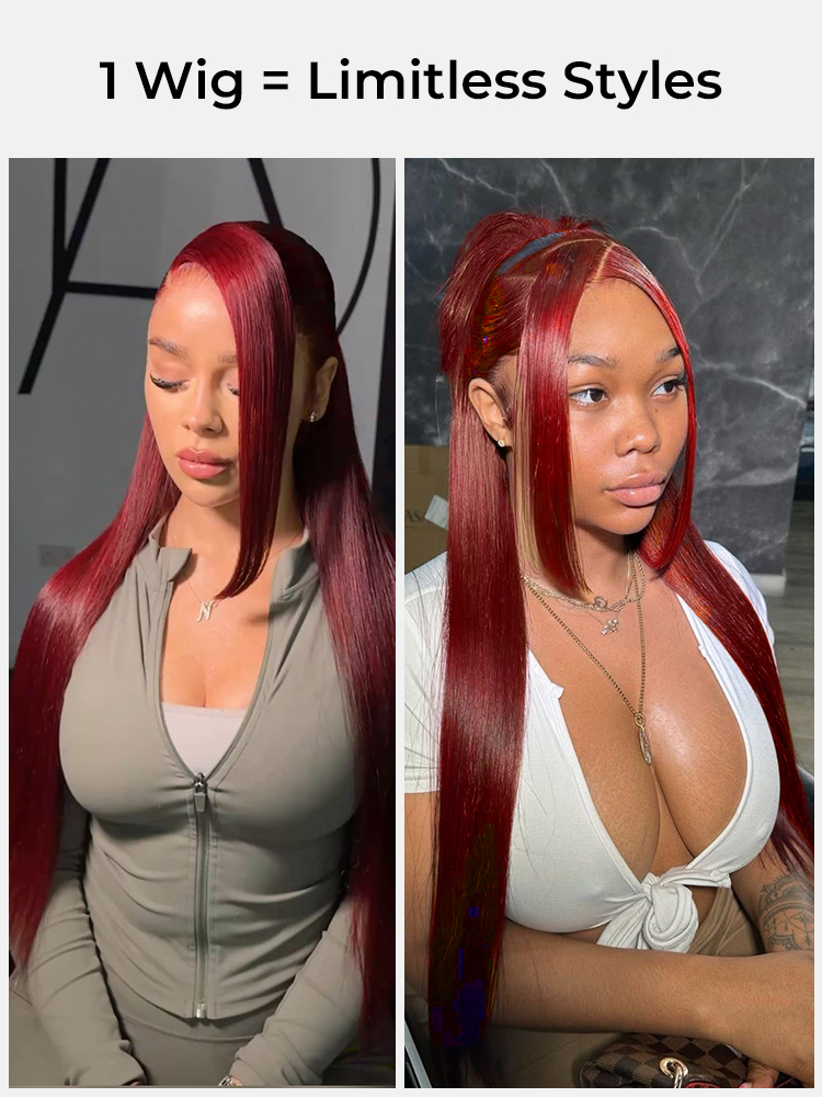 Straight Transparent Lace Front Wig
