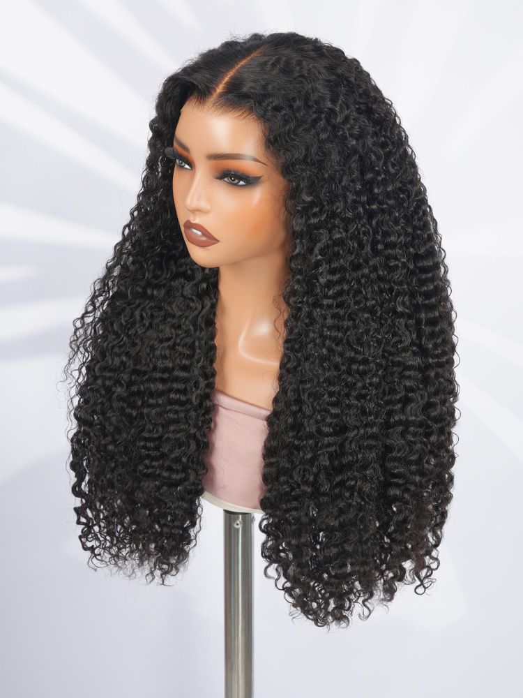 bouncy curly lace wig