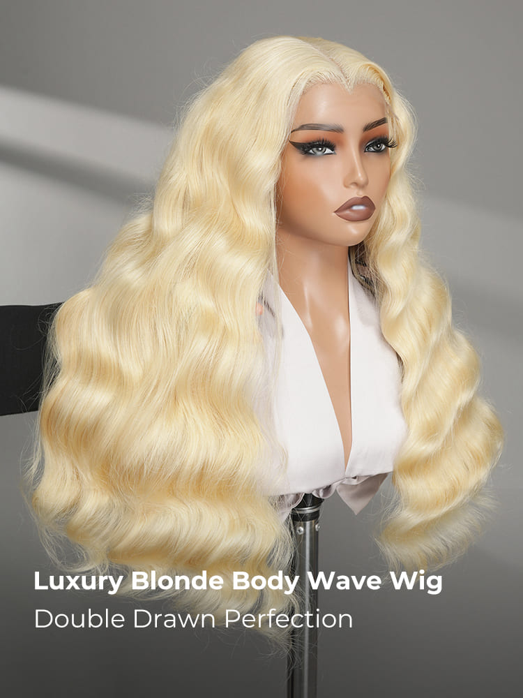 body wave blonde wig