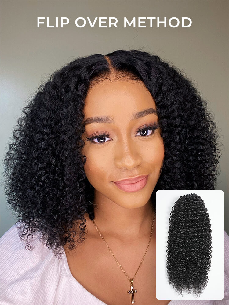 curly pre-separated crochet hair extension