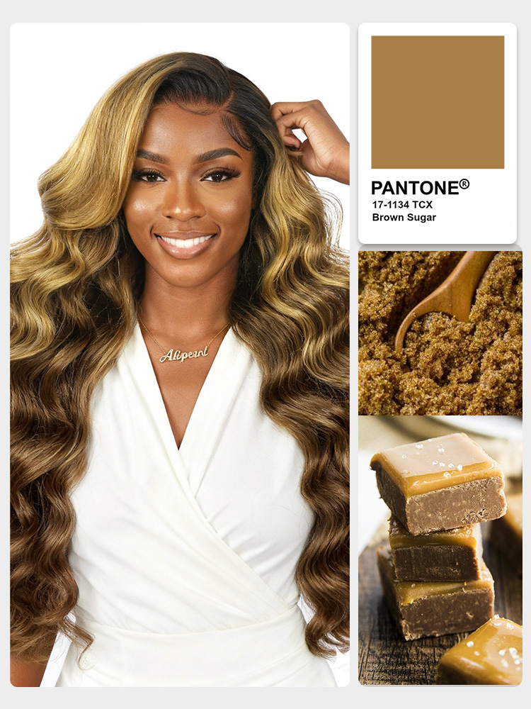 Highlight Ombre Body Wave Wig Glueless