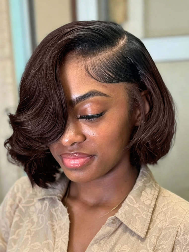 ombre double drawn hair