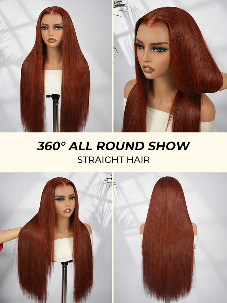 ginger straight wig