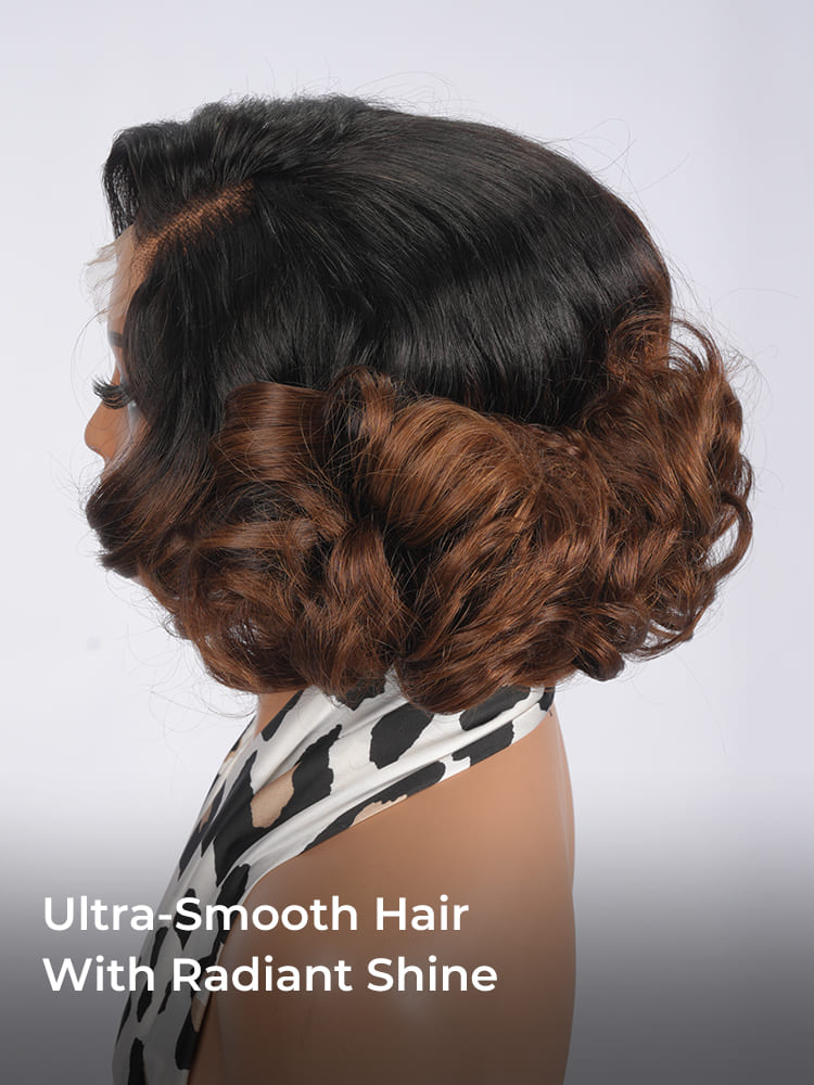 ombre wavy bob wig
