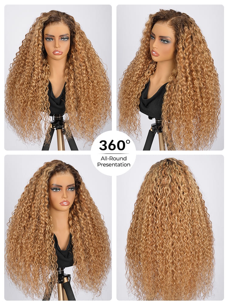 250 full density water wave wig