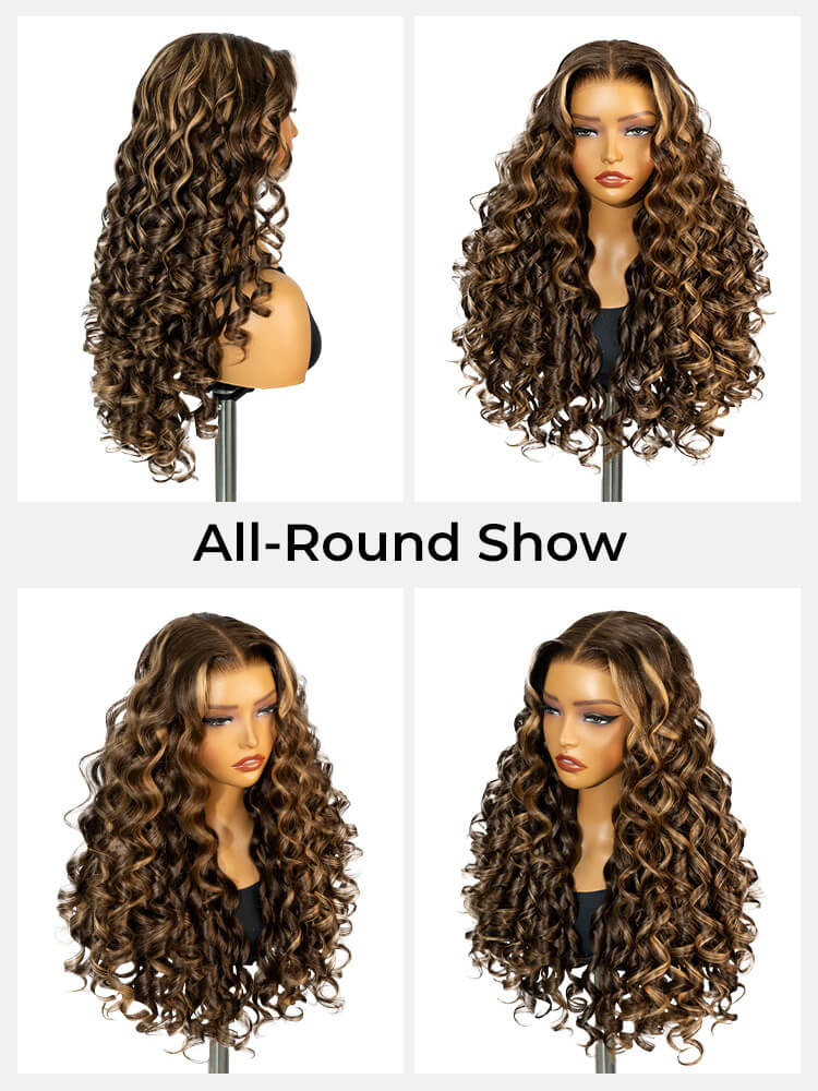 highlight ombre 250 density wig