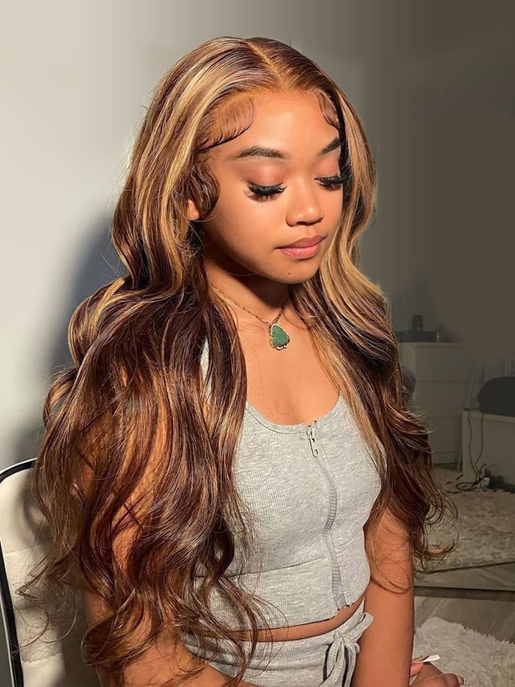 highlight body wave wig