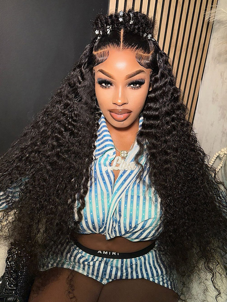 Glueless Deep Wave Wig
