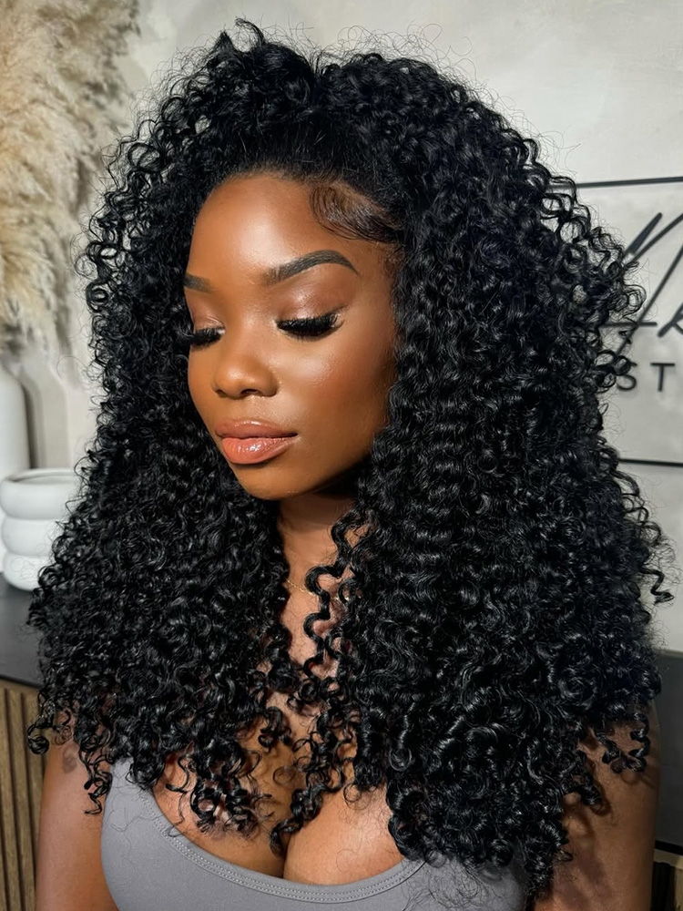 Human Hair V Part Wig