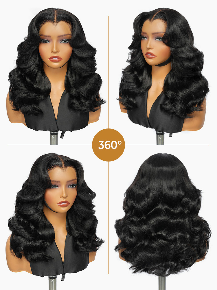 alipearl m hairline body wave glueless wig