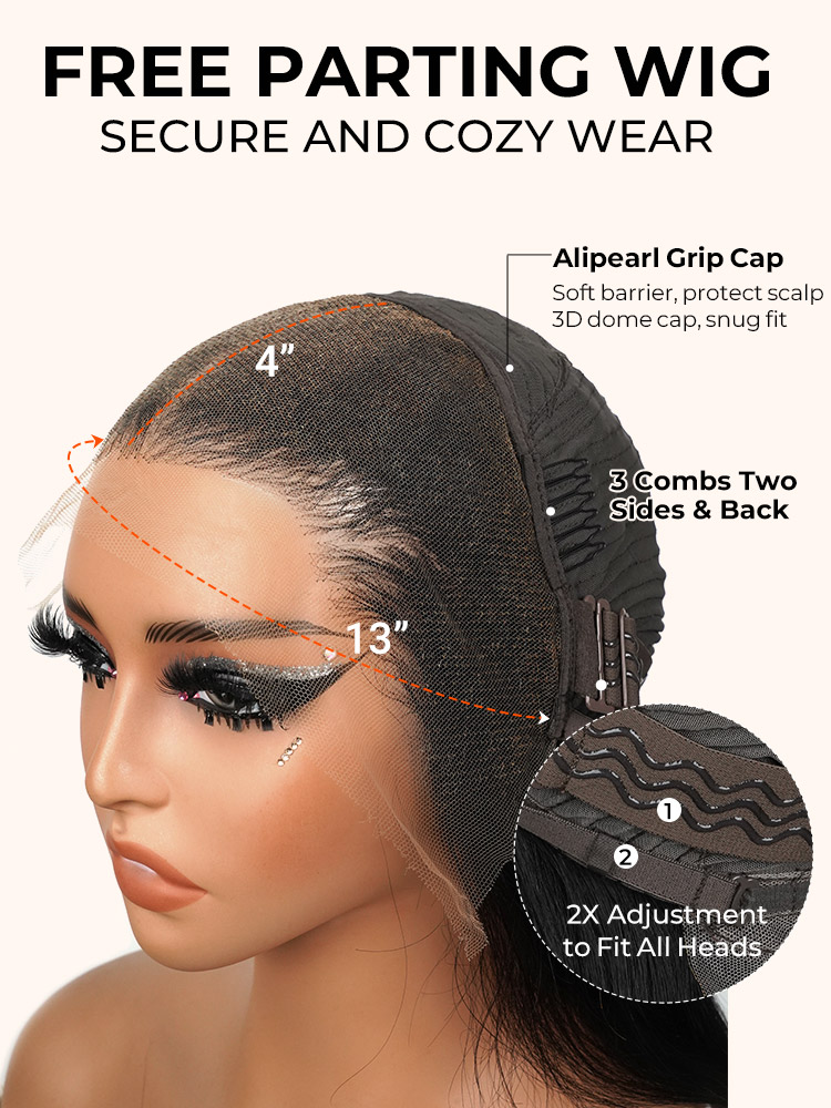 Long Straight 13x4 Lace Frontal Wig