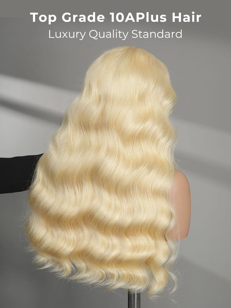 body wave blonde wig