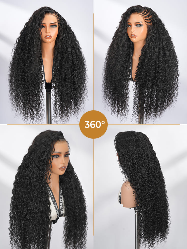 Water Wave Wig With Pre Braided