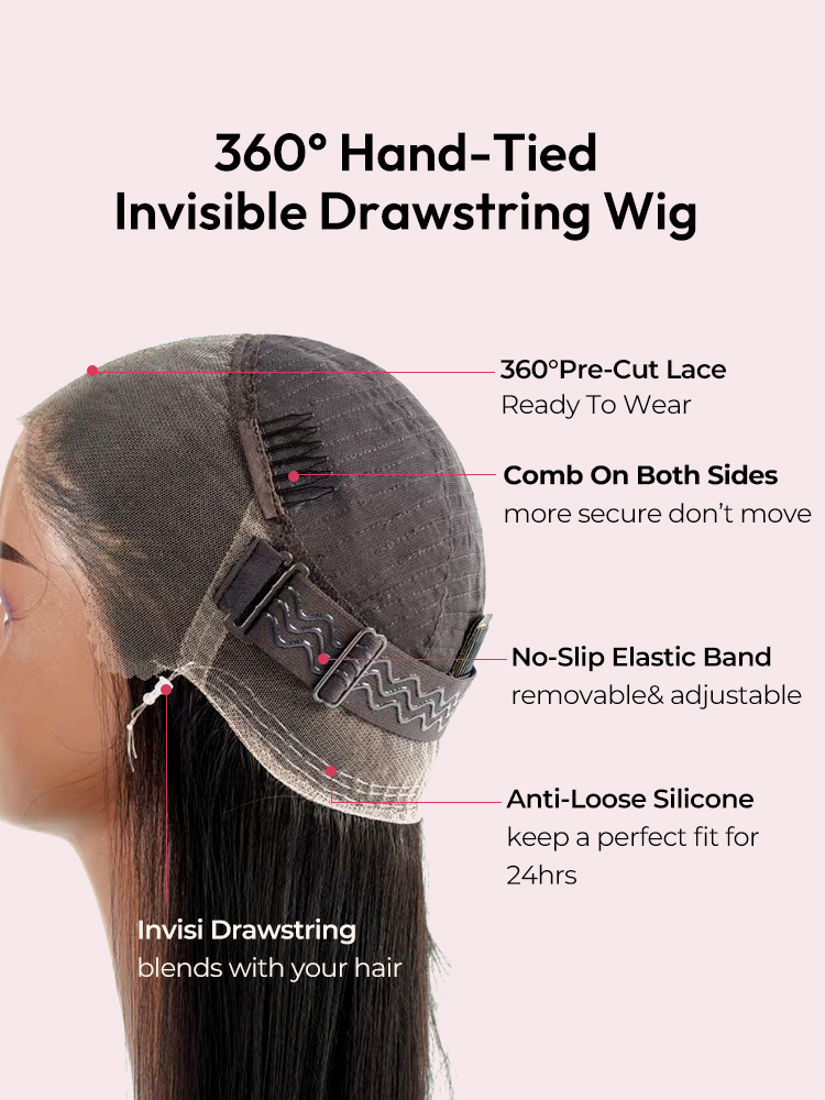  Breathable Large Lace Wig 