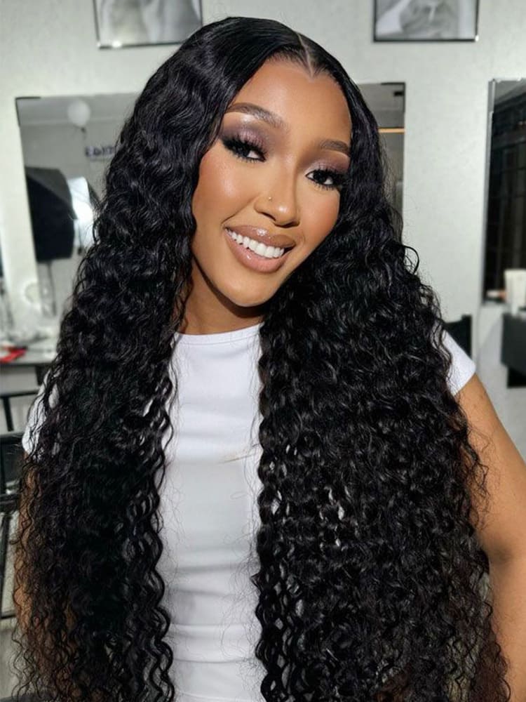 Alipearl M shaped hairline curly hair wig