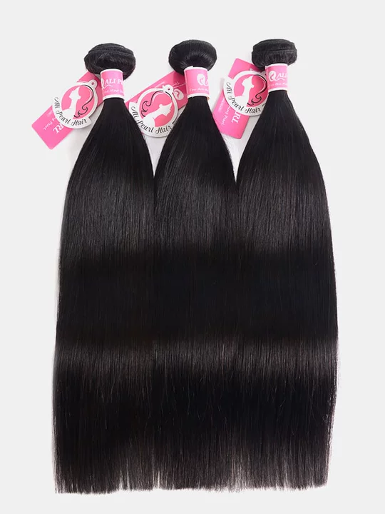 Alipearl Straight Hair 3 Bundles Indian Hair
