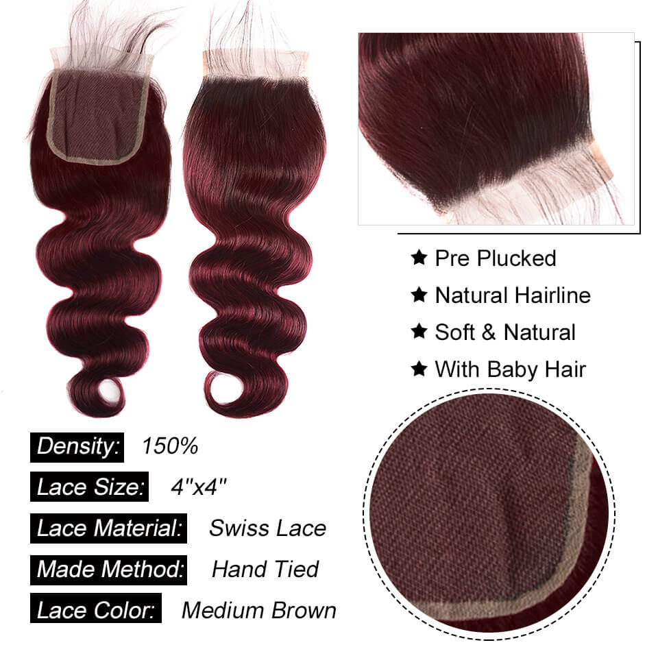 4x4 Lace Closure